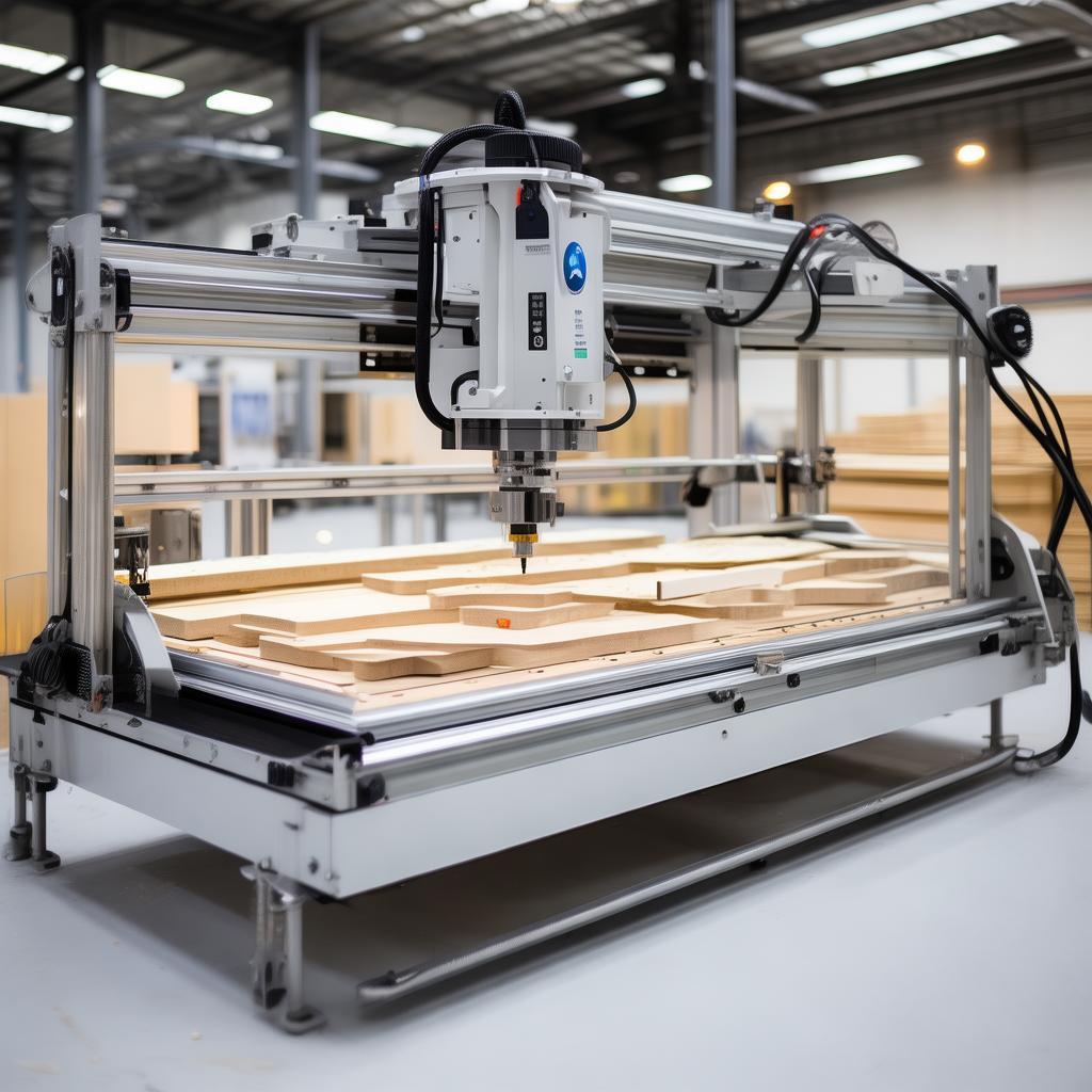 CNC machining center for precision fixtures
