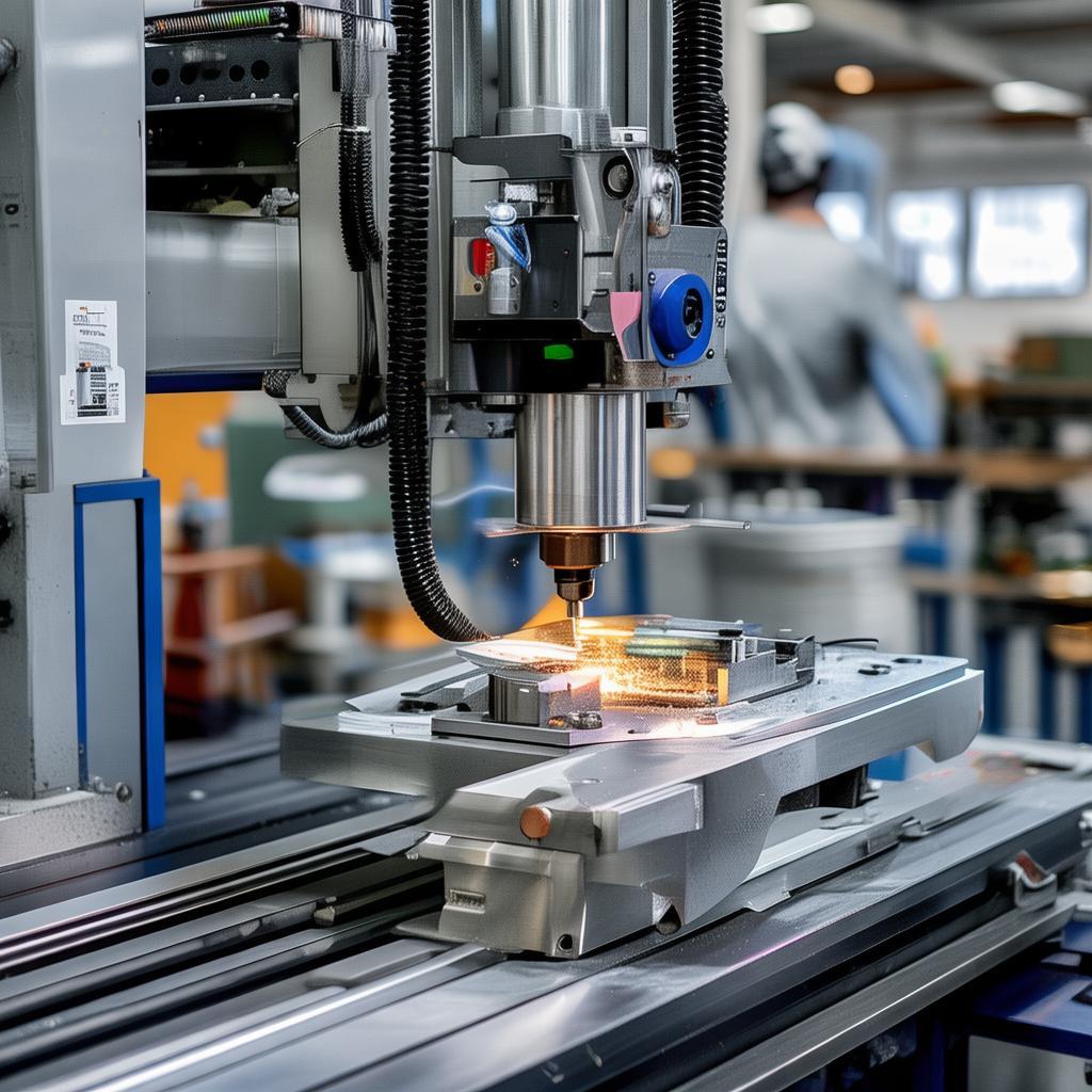 CNC plasma cutting machine with material handling