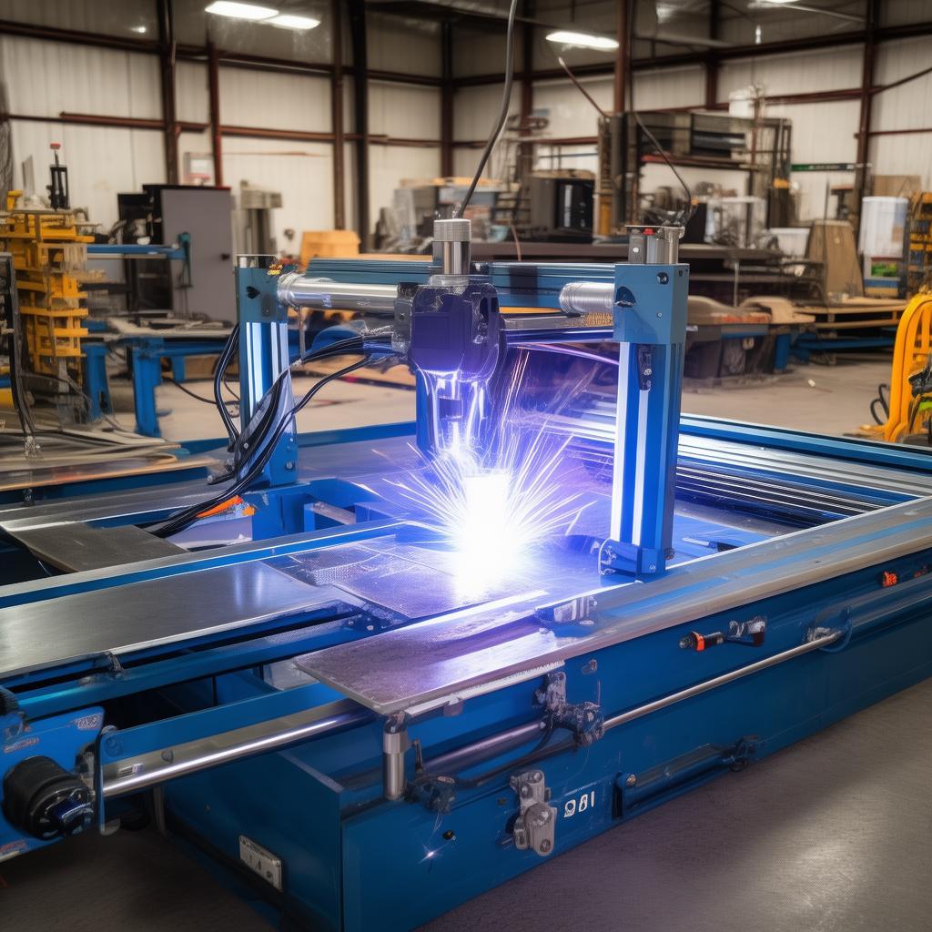 CNC plasma cutting machine for job shop